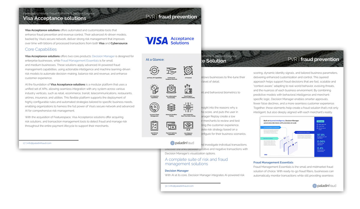 2026 Paladin Vendor Report sample.